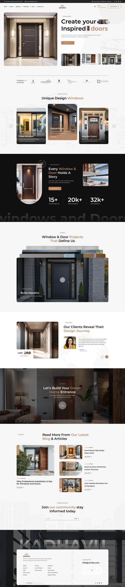 建材家居出口商外贸独立站建设案例