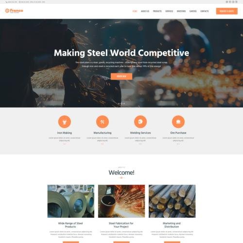 五金机械外贸网站建设 -- 按型号材质应用场景搜索