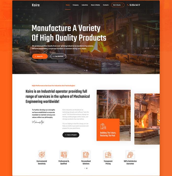 模具加工外贸网站案例