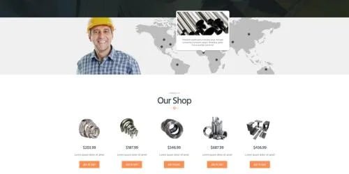 金属制品外贸网站建设